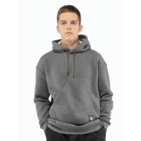 Худи подростковое (темно-серый меланж с желтым) Худи подростковое (темно-серый меланж с желтым)