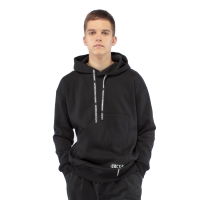 Худи подростковое (черный с белым) Худи подростковое (черный с белым)