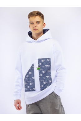 Худи подростковое (белый)