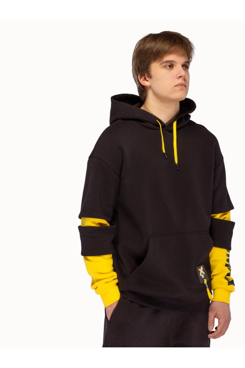 Худи подростковое с начесом — утеплённая толстовка для мальчика