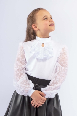 Блузка для девочки (белый) Блузка для девочки (белый)