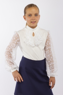 Блузка для девочки (кремовый) Блузка для девочки (кремовый)